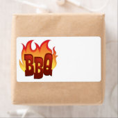 BBQ-Flamme Textdesign (Insitu)