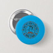 BBQ-Fleisch-Gewürz Barbecue-Grillenz Button (Vorne & Hinten)