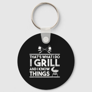 BBQ-Fleischliebhaber Das ist es, was ich tue, ich Schlüsselanhänger