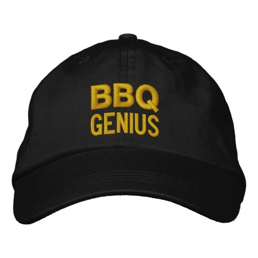 BBQ GENIUS Mütze Bestickte Kappe (Vorderseite)