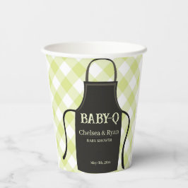 Bbq Gingham Babyparty  Pappbecher