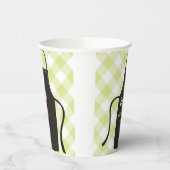 Bbq Gingham Babyparty  Pappbecher (Links)