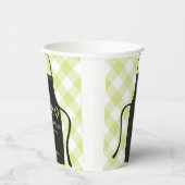 Bbq Gingham Babyparty  Pappbecher (Rechts)