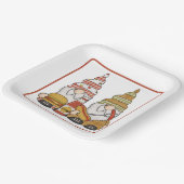 BBQ-Gnome Pappteller (Gewinkelt)