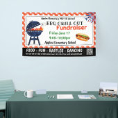 BBQ-Grill-Event Fundraiser-Banner | Benutzerdefini Banner (Messeveranstaltung)
