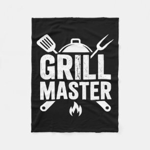 Bbq Grill Meister Hinterhof Barbecue Rauch König 1 Fleecedecke