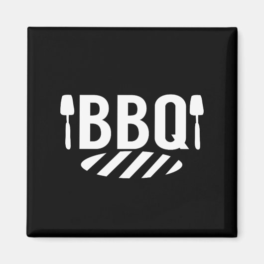 BBQ-Grill Sommer Grillfest Barbecue Magnet (Vorne)