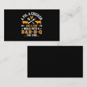 BBQ | GRILLEN Lover Pig Hühnerkuh Laufen in die Ba Visitenkarte (Vorne/Hinten)