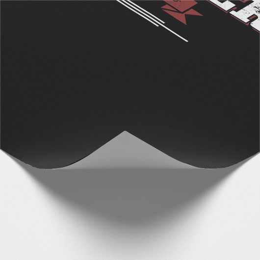 BBQ | GRILLEN Pitmaster niedrig und langsam ist de Geschenkpapier (Ecke)