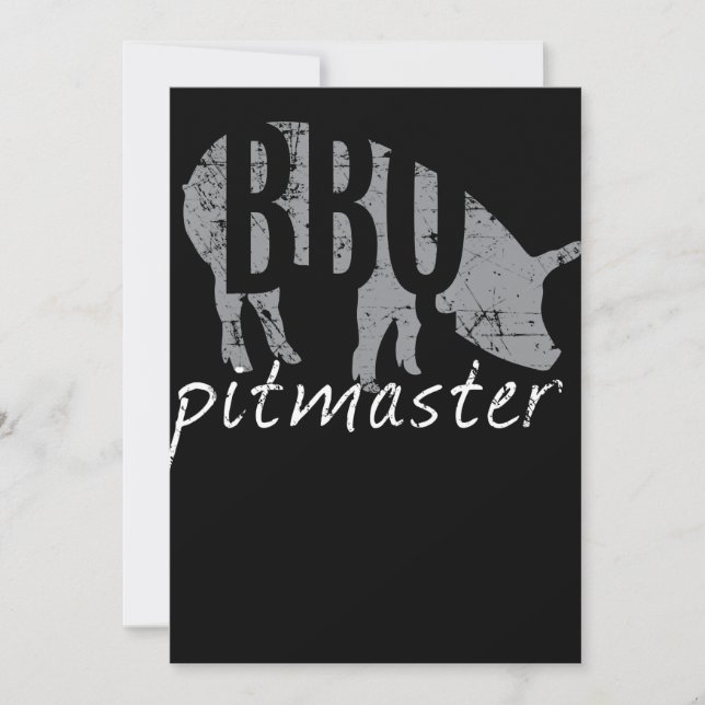BBQ | GRILLEN Pitmaster Pig Grill Fans Day (Vorderseite)