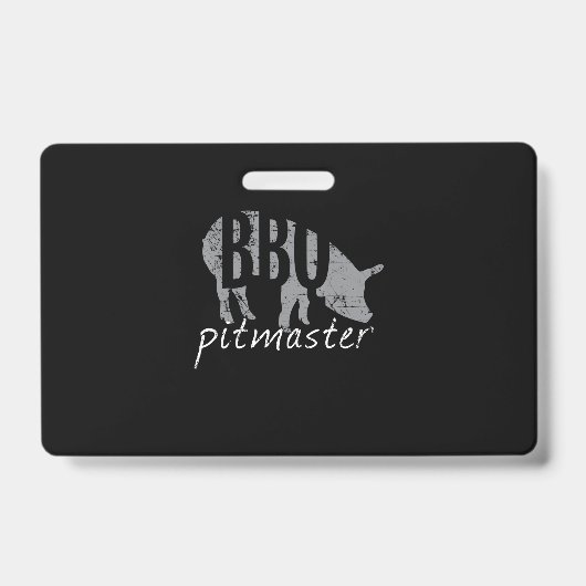 BBQ | GRILLEN Pitmaster Pig Grill Fans Day Ausweis (Vorderseite)