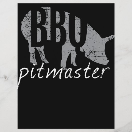 BBQ | GRILLEN Pitmaster Pig Grill Fans Day Flyer (Vorne)