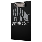 BBQ | GRILLEN Pitmaster Pig Grill Fans Day Klemmbrett (Links)