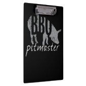 BBQ | GRILLEN Pitmaster Pig Grill Fans Day Klemmbrett (Rechts)