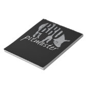 BBQ | GRILLEN Pitmaster Pig Grill Fans Day Notizblock (Rotiert)