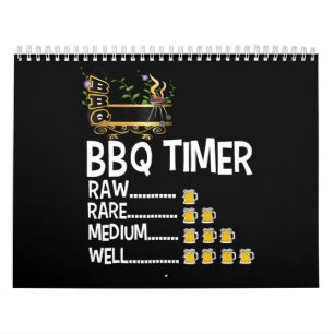 BBQ GRILLEN Timer Barbecue Funny Grill Grillgesc Kalender