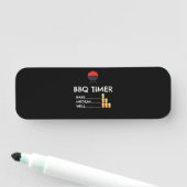 BBQ |GRILLEN Timer Barbecue Funny Grill Grillgesch Namensschild (Beispiel)