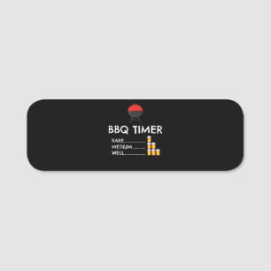 BBQ  GRILLEN Timer Barbecue Funny Grill Grillgesch Namensschild