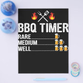 BBQ | GRILLEN Timer trinkt Grillbär Flyer (Einzeln)