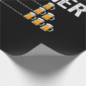 BBQ | GRILLEN Timer trinkt Grillbär Geschenkpapier (Ecke)