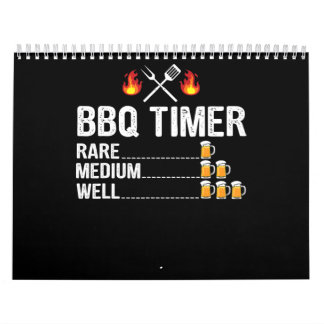 BBQ | GRILLEN Timer trinkt Grillbär Kalender