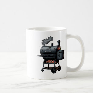 Bbq-Grills Offset Smoker Byrbeque Grillen Fleisch Kaffeetasse