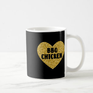 Bbq-Hähnchen Ich liebe Bbq-Hähnchen Lustiges Essen Kaffeetasse