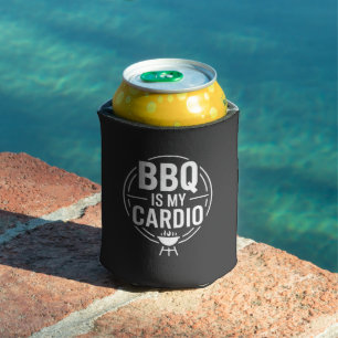 BBQ ist mein Cardio Lustiger Grill BBQ Dad Zitat Dosenkühler