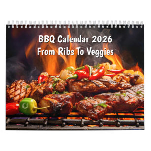 BBQ-Kalender 2026 – Von Rippen bis Gemüse Kalender