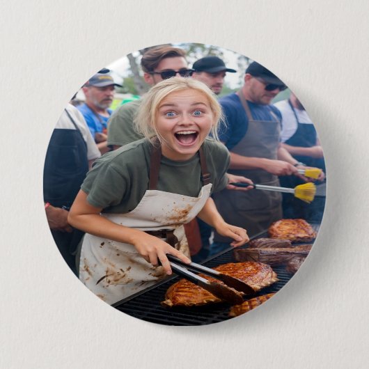 BBQ-Kochwettbewerb-Foto anpassen Button (Vorderseite)