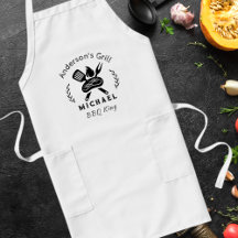 BBQ-König Custom mit Grafik für Grillutensilien