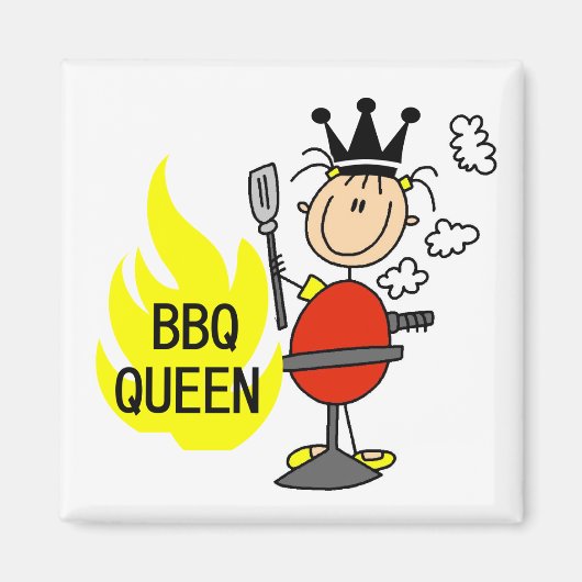 BBQ-Königin Magnet (Vorne)
