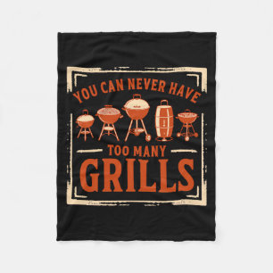 BBQ-Liebhaber, man kann nie genug Grills haben 8 Fleecedecke