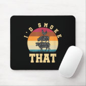 Bbq lustige Männer Barbecue-Party-Geschenk Retro-B Mousepad (Mit Mouse)