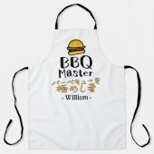 BBQ Master Burger for Grilling Dad Japanese Schürze (Vorderseite)