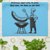 BBQ Master’s Humorous Poem Geschirrtuch (Gefaltet)