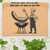 BBQ Master’s Humorous Poem Geschirrtuch (Gefaltet)