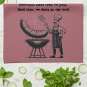 BBQ Master’s Humorous Poem  Geschirrtuch (Gefaltet)