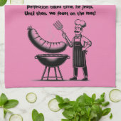 BBQ Master’s Humorous Poem Geschirrtuch (Gefaltet)