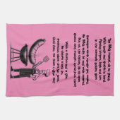 BBQ Master’s Humorous Poem Geschirrtuch (Horizontal)