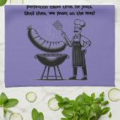 BBQ Master’s Humorous Poem Geschirrtuch (Gefaltet)