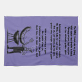 BBQ Master’s Humorous Poem Geschirrtuch (Horizontal)