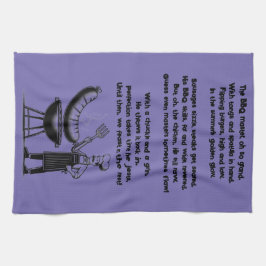 BBQ Master’s Humorous Poem Geschirrtuch