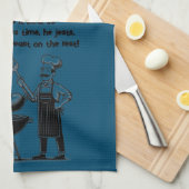 BBQ Master’s Humorous Poem Geschirrtuch (Viertel Falte)