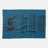 BBQ Master’s Humorous Poem Geschirrtuch (Horizontal)