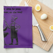 BBQ Master’s Humorous Poem Geschirrtuch (Viertel Falte)