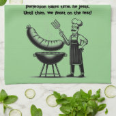 BBQ Master’s Humorous Poem Geschirrtuch (Gefaltet)