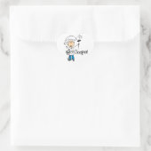 BBQ misslungen Herz-Aufkleber (Tasche)