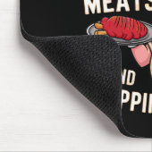 Bbq Old Row Smoking Meats And Clappin Cheeks 1 Mousepad (Ecke)