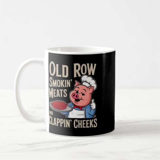 Bbq Old Row Smoking Meats And Clappin Cheeks Kaffeetasse (Links)